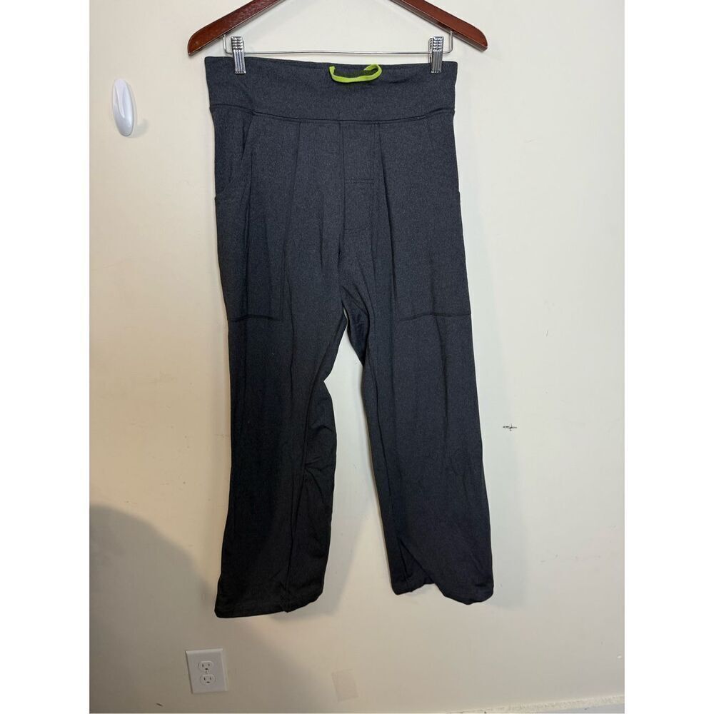 Lululemon Mens Heathered Gray Yoga Pants Drawstring Pockets Active Relaxed Trave